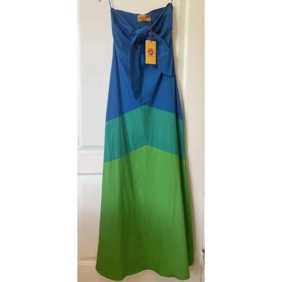NWT Simon Miller X Mango Multi Colored Maxi Dress Blogger Fave Size  4 - Picture 5 of 14